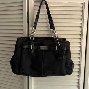 Coach Signature bag in black
